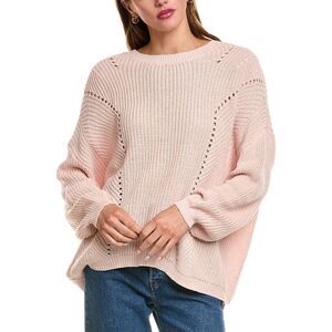 Jak Womens  Crewneck Sweater, Pink
